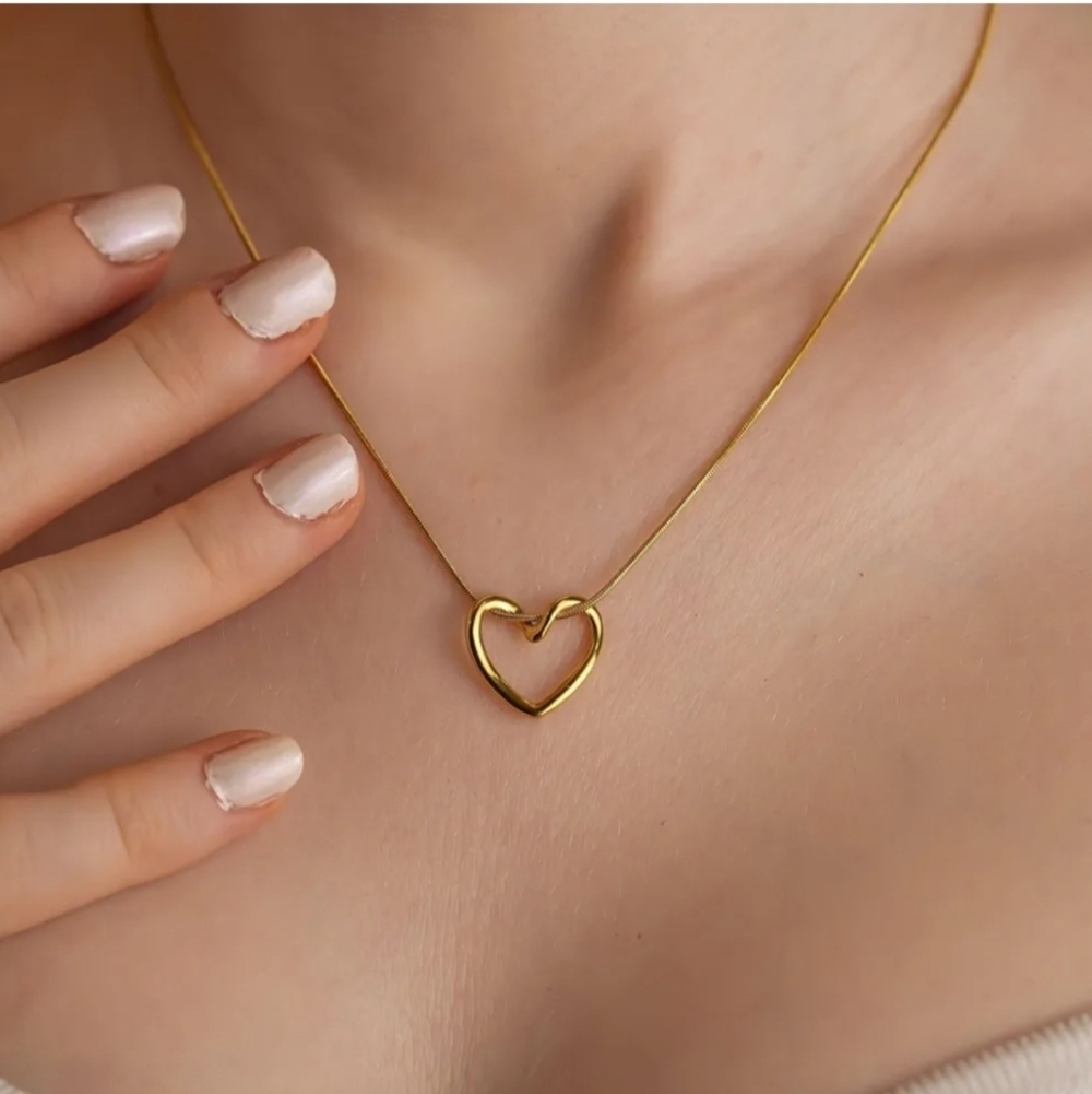 Gold Heart Necklace
